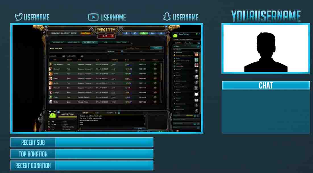 Cool-Blue-Lobby-twitch-overlay-package