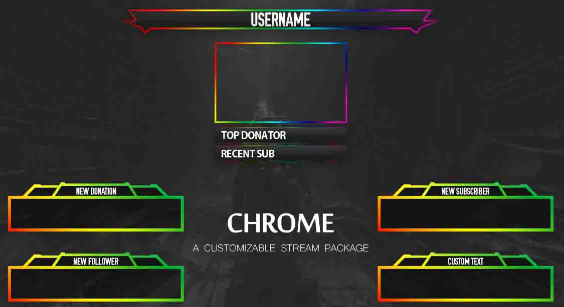 Chrome-twitch-Overlays-package