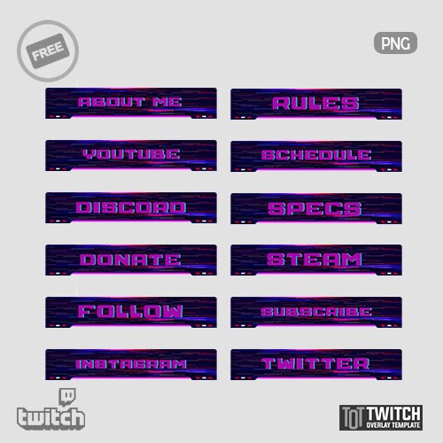 Mixed-Color-Twitch-Panels